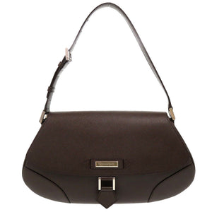 美品 バーバリー ヴィンテージ ロゴ 20230824 レザー ブラウン ハンドバッグ 茶 1675【中古】BURBERRY