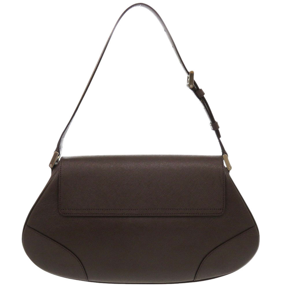 美品 バーバリー ヴィンテージ ロゴ 20230824 レザー ブラウン ハンドバッグ 茶 1675【中古】BURBERRY