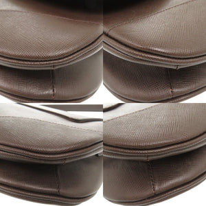 美品 バーバリー ヴィンテージ ロゴ 20230824 レザー ブラウン ハンドバッグ 茶 1675【中古】BURBERRY