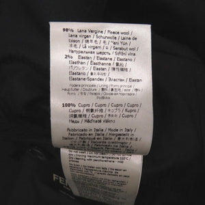 新品同様 フェンディ FJ0853 ウール ブラック テーラードジャケット 黒 1681【中古】FENDI