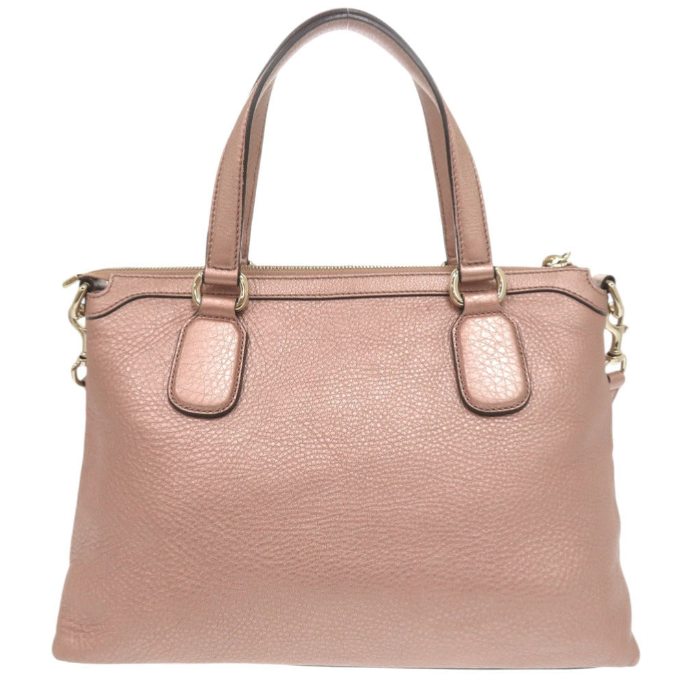 グッチ ソーホー 308362 レザー ピンク 2WAY ハンドバッグ ショルダーバッグ 1692【中古】GUCCI