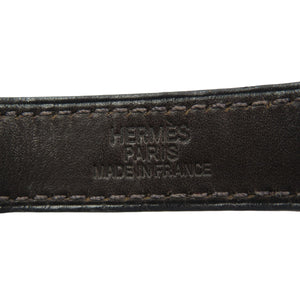 エルメス セリエ レザー シルバー金具 ブラウン グローブホルダー 1709【中古】HERMES
