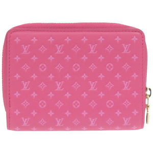 新品同様 ルイ ヴィトン ポルトフォイユ ルー モノグラム M82357 ICチップ カーフレザー ピンク 二つ折り財布 LV 1710【中古】LOUIS VUITTON