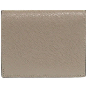 新品同様 フェンディ エフイズフェンディ 8M0387 レザー ベージュ 二つ折り財布 1711【中古】FENDI