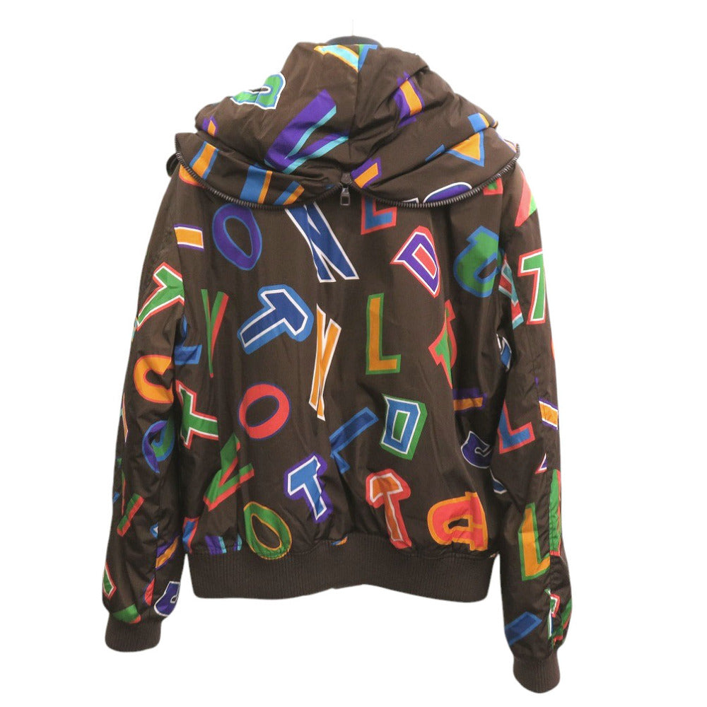 新品同様 ルイ ヴィトン × NBA 21AW レターナイロン ブルゾン RM212M ジャケット ブラウン サイズ48 LV 1720【中古】LOUIS VUITTON