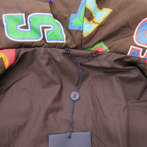 新品同様 ルイ ヴィトン × NBA 21AW レターナイロン ブルゾン RM212M ジャケット ブラウン サイズ48 LV 1720【中古】LOUIS VUITTON