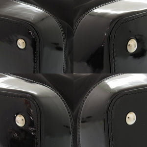 美品 ティファニー ナイロン/パテントレザー ブラック トートバッグ 黒 1725【中古】TIFFANY&Co.