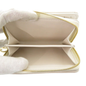 新品同様 ルイ ヴィトン ポルトフォイユ ルー モノグラム M82291 ICチップ レザー ベージュ 二つ折り財布 LV 1735【中古】LOUIS VUITTON