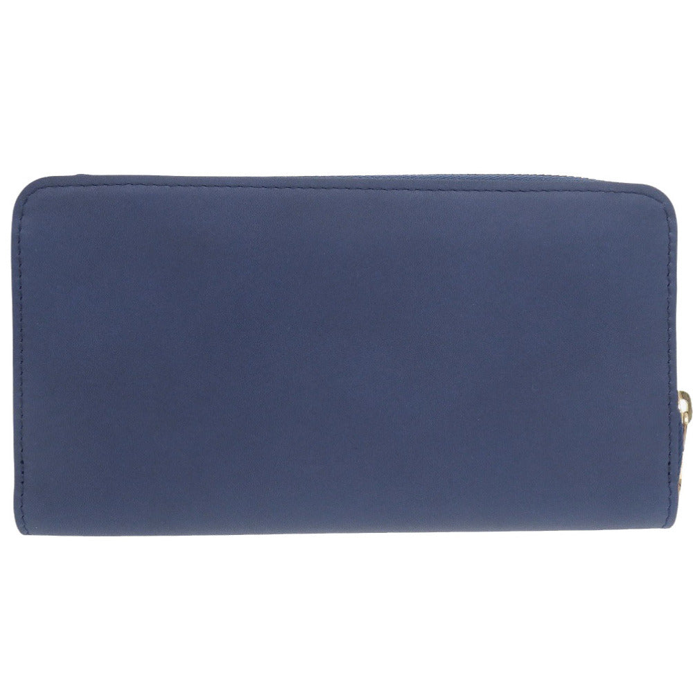 新品同様 ルイ ヴィトン ジッピーウォレット フライトバッグパナーム M58044 レザー ブルー 長財布 青 LV 1737【中古】LOUIS VUITTON