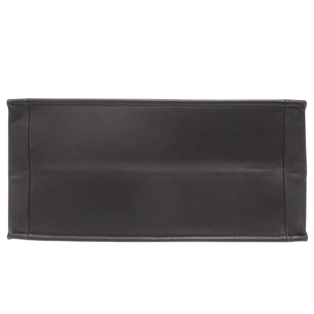 美品 クリスチャンディオール ブックトート ミディアム 62-MA-1202 レザー ブラック トートバッグ 1741【中古】Christian Dior