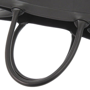 美品 クリスチャンディオール ブックトート ミディアム 62-MA-1202 レザー ブラック トートバッグ 1741【中古】Christian Dior