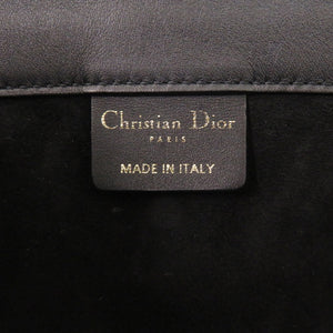 美品 クリスチャンディオール ブックトート ミディアム 62-MA-1202 レザー ブラック トートバッグ 1741【中古】Christian Dior