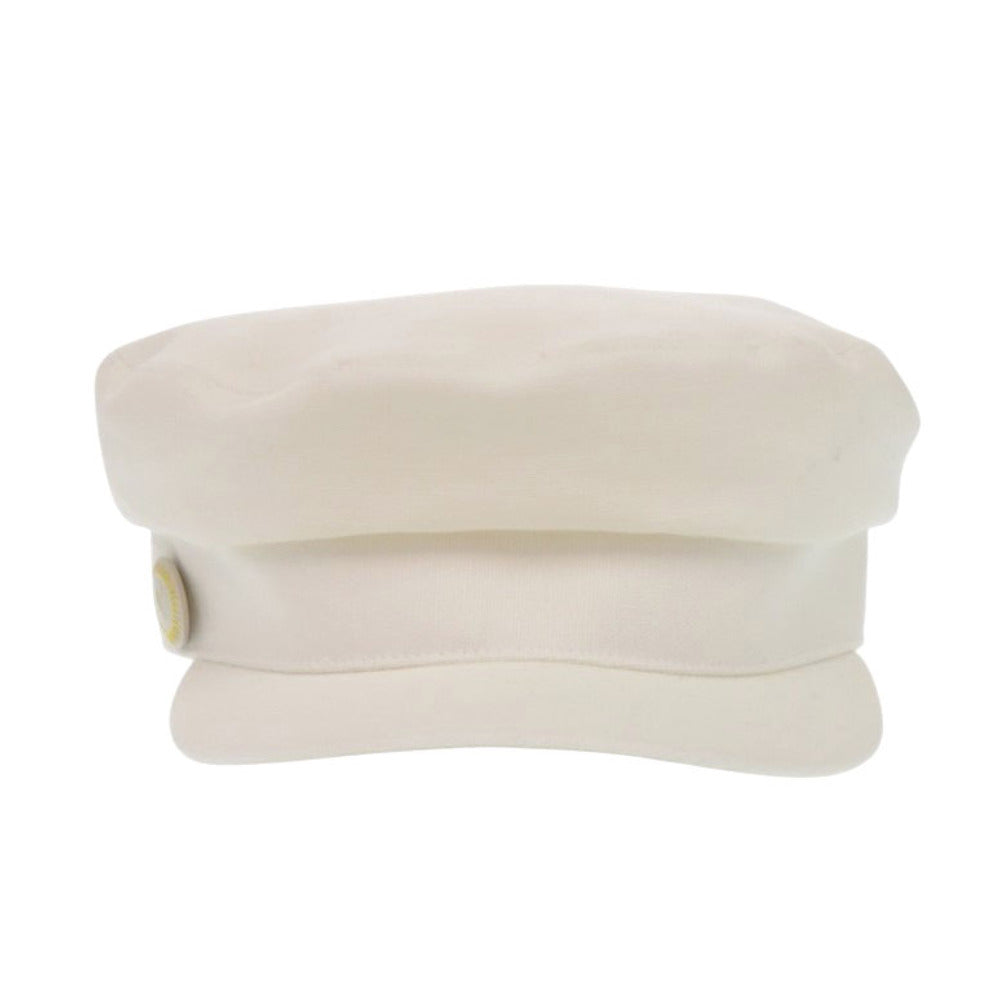 美品 エルメス キャスケット コットン/シャンブレー ホワイト 帽子 白 1762【中古】HERMES