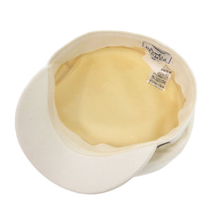 美品 エルメス キャスケット コットン/シャンブレー ホワイト 帽子 白 1762【中古】HERMES