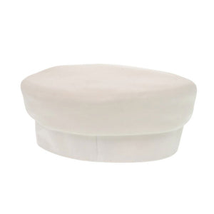 美品 エルメス キャスケット コットン/シャンブレー ホワイト 帽子 白 1762【中古】HERMES