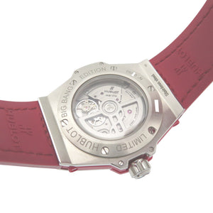 新品同様 ウブロ ビッグバン ワンクリック マーク フェレーロ 世界限定50本 465.SX.1130.VR.1213.LIP19 自動巻き 腕時計 1778【中古】HUBLOT レディース