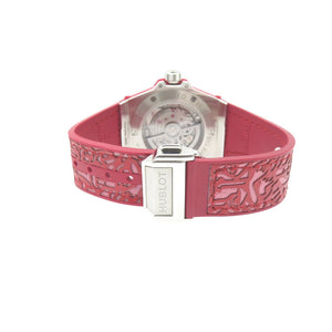 新品同様 ウブロ ビッグバン ワンクリック マーク フェレーロ 世界限定50本 465.SX.1130.VR.1213.LIP19 自動巻き 腕時計 1778【中古】HUBLOT レディース