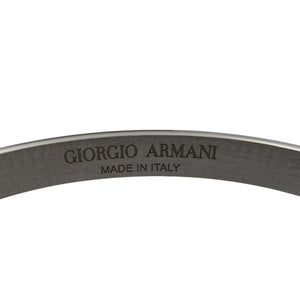 美品 ジョルジオアルマーニ 53L201 2R201 シルバー925 シルバー ゴールド バングル 1815【中古】GIORGIO ARMANI
