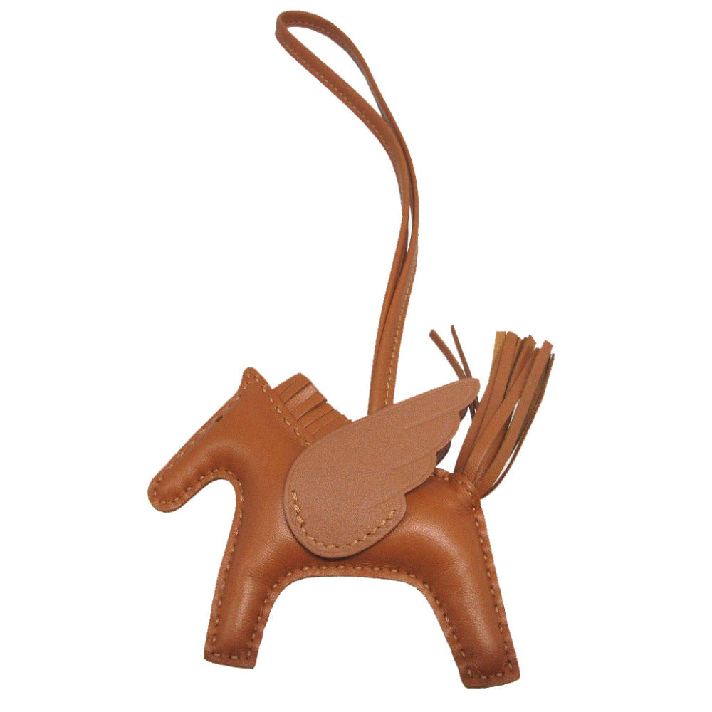 未使用 エルメス ロデオペガサスPM アニューミロ U刻印(2022年製) ソーゴールド バッグチャーム キーホルダー 1824【中古】HERMES