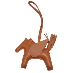 未使用 エルメス ロデオペガサスPM アニューミロ U刻印(2022年製) ソーゴールド バッグチャーム キーホルダー 1824【中古】HERMES