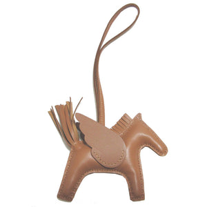 未使用 エルメス ロデオペガサスPM アニューミロ U刻印(2022年製) ソーゴールド バッグチャーム キーホルダー 1824【中古】HERMES