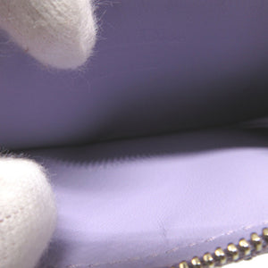 未使用 クリスチャンディオール レディディオール カナージュ ハート S0965ONHG ラムスキン パープル 紫 カードケース フラグメントケース 1833【中古】Christian Dior