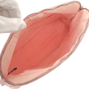 新品同様 エルメス ボリードポーチ 25 MM キャンバス ポーチ ピンク 1834【中古】HERMES