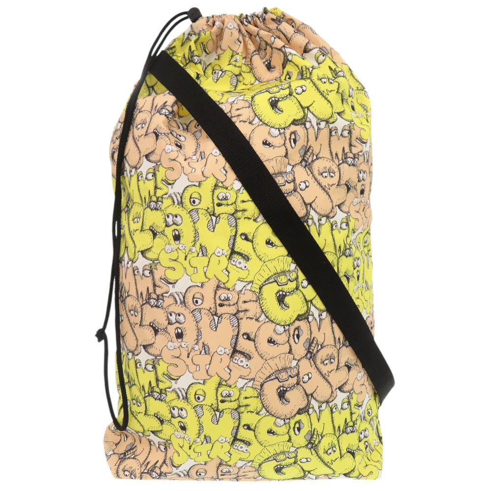 未使用品 コムデギャルソンシャツ × KAWS ロゴ FH-K201 ポリエステル イエロー ワンショルダーバッグ 1840【中古】COMME des GARCONS SHIRT メンズ