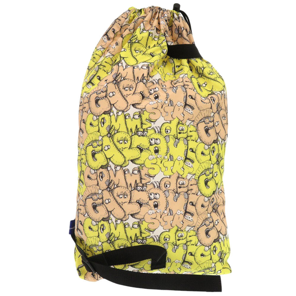 未使用品 コムデギャルソンシャツ × KAWS ロゴ FH-K201 ポリエステル イエロー ワンショルダーバッグ 1840【中古】COMME des GARCONS SHIRT メンズ