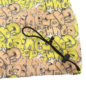 未使用品 コムデギャルソンシャツ × KAWS ロゴ FH-K201 ポリエステル イエロー ワンショルダーバッグ 1840【中古】COMME des GARCONS SHIRT メンズ