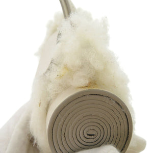 美品 トッズ  プードルデザイン レザー ムートン ホワイト バッグチャーム キーホルダー 1841【中古】TOD’S