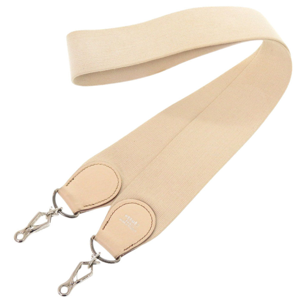 エルメス エブリン ストラップ ベージュ系 シルバー金具 クシュベル/キャンバス 1873【中古】HERMES