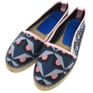 美品 フェンディ モンスター エスパドリーユ スリッポン マルチカラー サイズ36 1897【中古】FENDI