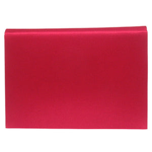 新品同様 イヴ サンローラン ヴィンテージ サテン ストーン レッド クラッチバッグ 赤 1955【中古】YVES SAINT LAURENT