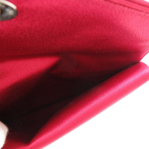新品同様 イヴ サンローラン ヴィンテージ サテン ストーン レッド クラッチバッグ 赤 1955【中古】YVES SAINT LAURENT