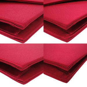 新品同様 イヴ サンローラン ヴィンテージ サテン ストーン レッド クラッチバッグ 赤 1955【中古】YVES SAINT LAURENT