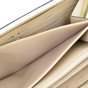 美品 ルイ ヴィトン ジッピーウォレット モノグラム マヒナ M69821 イヴォワール ラウンドファスナー 長財布 LV 1988【中古】LOUIS VUITTON