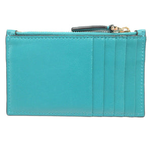 未使用 ヴァレンティノ ガラヴァーニ 1W5P0S76GDQ Vスリング レザー グリーン 緑 カード フラグメントケース 1989【中古】VALENTINO GARAVANI