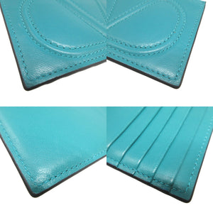 未使用 ヴァレンティノ ガラヴァーニ 1W5P0S76GDQ Vスリング レザー グリーン 緑 カード フラグメントケース 1989【中古】VALENTINO GARAVANI