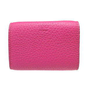 新品同様 フェンディ ピーカブー 8M0426 レザー ピンク 3つ折り財布 財布 1991【中古】FENDI