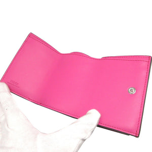 新品同様 フェンディ ピーカブー 8M0426 レザー ピンク 3つ折り財布 財布 1991【中古】FENDI