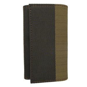 美品 フェンディ ぺカン柄 キャンバス レザー カーキ 緑 6連 キーケース 2002【中古】FENDI