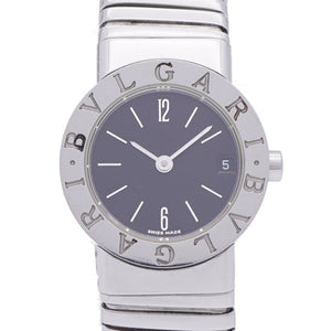 ブルガリ トゥボガス BB232TS クオーツ 腕時計 ステンレススチール ブラック 黒文字盤 2014【中古】BVLGARI レディース