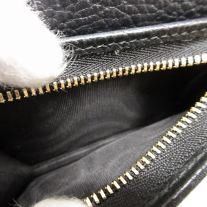 新品同様 グッチ GGマーモント 658610 GGスプリーム レザー ベージュ ブラック 黒 2つ折り財布 財布 2025【中古】GUCCI