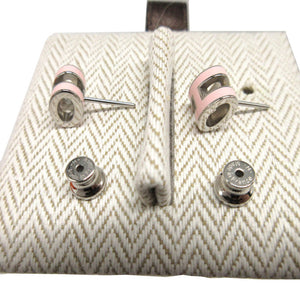 新品同様 エルメス ポップアッシュミニ ポップH メタル ピンク ピアス 0044【中古】HERMES