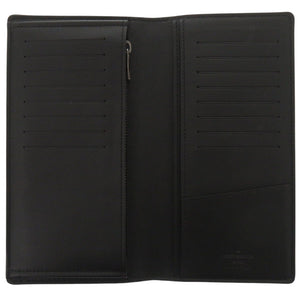 美品 ルイ ヴィトン ポルトフォイユ ブラザ ダミエ N63010 ダミエアンフィニ ブラック 長財布 黒 LV 0083【中古】LOUIS VUITTON