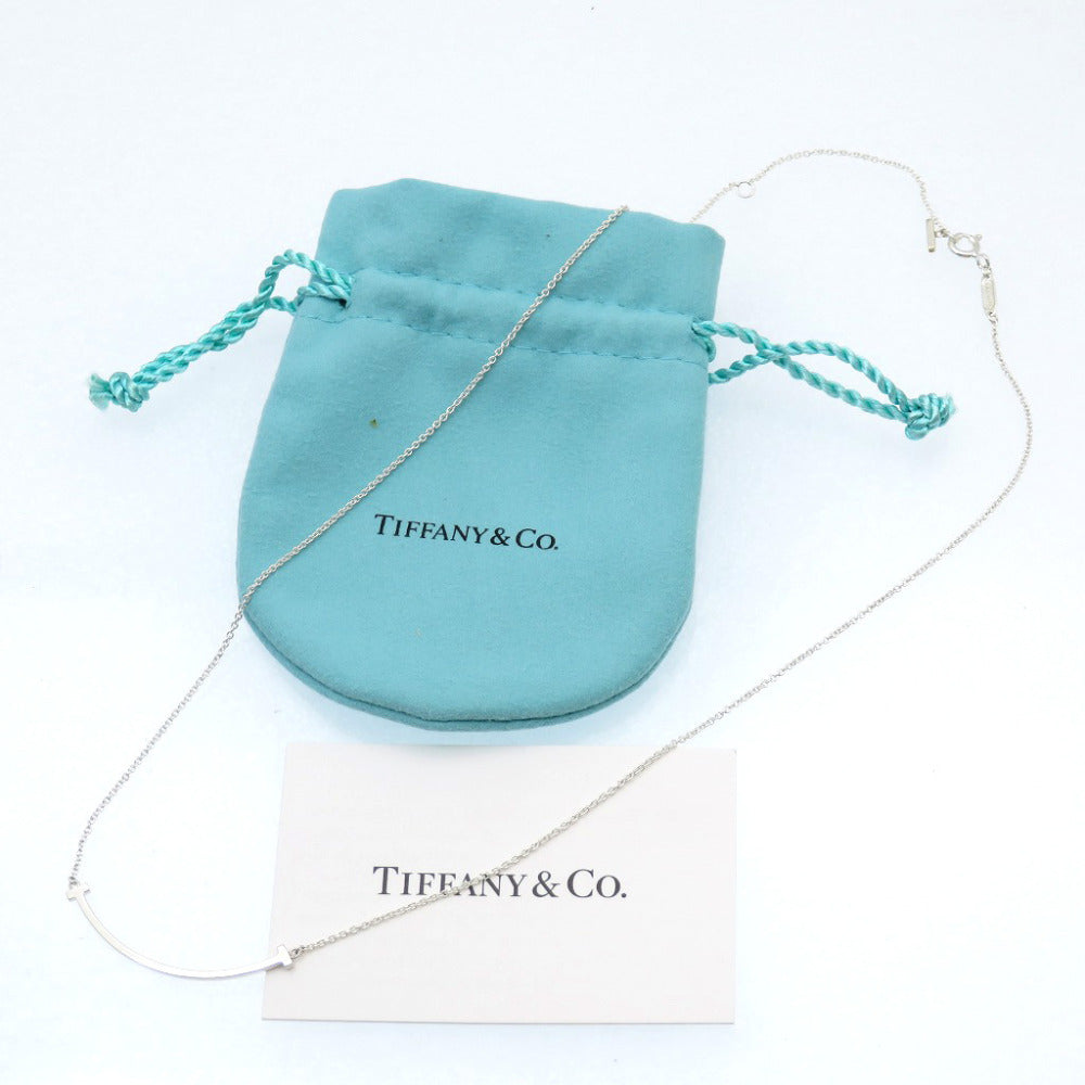 美品 ティファニー Tスマイル スモール シルバー925 ネックレス アクセサリー 0097【中古】TIFFANY&Co. レディース