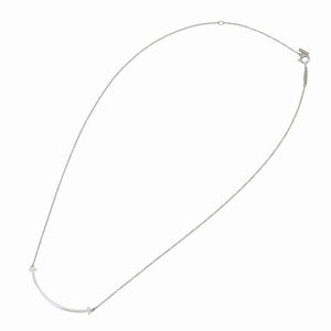 美品 ティファニー Tスマイル スモール シルバー925 ネックレス アクセサリー 0097【中古】TIFFANY&Co. レディース