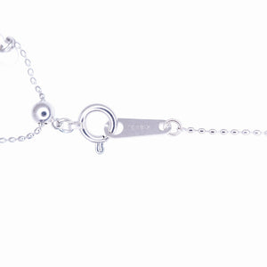 美品 クロス クラウン デザイン ダイヤ0.15ct イエローサファイア0.05ct K18WG ネックレス ホワイトゴールド ダイヤモンド ジュエリー 0099【中古】レディース