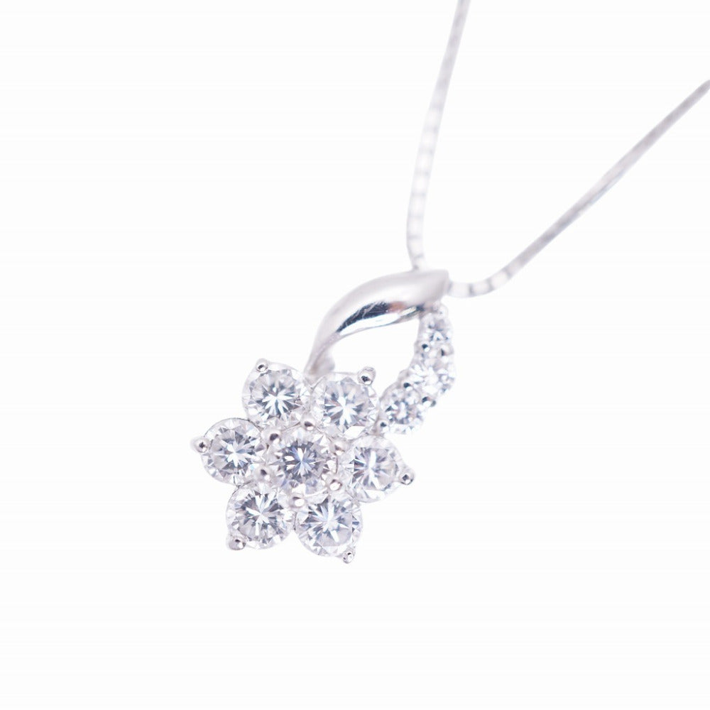 美品 ノーブランド
 Pt900 ダイヤ1.00ct ネックレス
 Pt900プラチナ/Pt850プラチナ/ダイヤモンド プラチナ 0102
【中古】no brand レディース